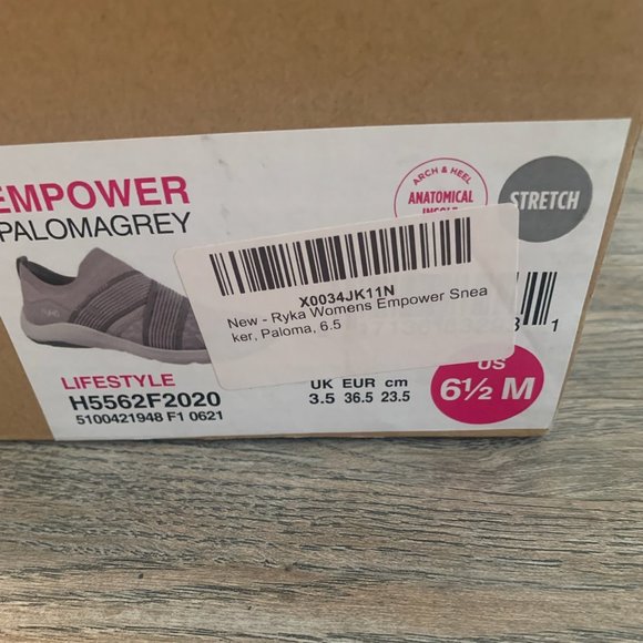 RYKA EMPOWER PALOMA GREY SLIP ON SNEAKERS 6.5 - Picture 7 of 13